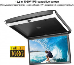 Monitor plafon Cu Android Octacore 3+32GB Video Ecran 15.6 inch HD 1080P IPS WIFI Intrare HDMI USB SD LEDURI AMBIENTALE! MONTAJ CALIFICAT IN TOATA TARA!