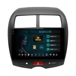 Navigatie 2K Mitsubishi ASX / Peugeot 4008 (2010-2018), 4GB RAM, Android, Octacore, Slot Sim 4G, DSP, GPS, Wi-FI, Carplay, Android Auto, USB, Bluetooth, Waze, Touchscreen, 10.36 Inch - Img 2