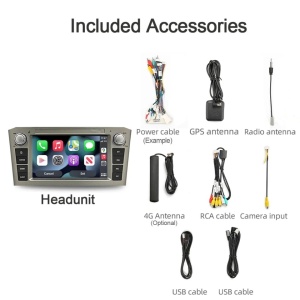 NAVIGATIE ANDROID 13 DEDICATA TOYOTA AVENSIS T25 2002-2008 ECRAN QLED 7" SIM 4G WIFI PROCESOR OCTA CORE 6GB RAM 64GB MEMORIE INTERNA SUNET DSP DVR CARKIT BLUETOOTH CARPLAY ANDROID AUTO WIRELESS GPS WAZE MODEL PREMIUM OEM LOOK