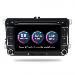 NAVIGATIE ANDROID 8.0 DEDICATA VW SKODA SEAT XTRONS PB78MTVP ECRAN 7'' CAPACITIV INTERNET 4G WIFI OCTA-CORE 4G RAM 32GB 1,5 GHZ DDR 3 CARKIT MIRROR LINK WAZE MODEL PREMIUM