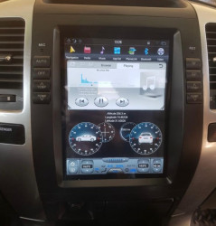 NAVIGATIE ANDROID 9.0 DEDICATA TOYOTA LAND CRUISER PRADO J120 ECRAN 10.4'' TESLA STYLE 6-CORE 4G RAM WIFI 32GB DVR GPS WAZE MODEL PREMIUM EDOTEC EDT-T456-6Core