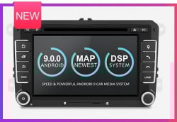 NAVIGATIE ANDROID 9.0 DEDICATA VW SKODA SEAT ECRAN IPS 7'' 16GB 2GB RAM INTERNET 3G WIFI QUAD-CORE GPS WAZE DVR CARKIT BLUETOOTH MIRROR LINK MODEL PREMIUM