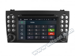 NAVIGATIE ANDROID DEDICATA MERCEDES-BENZ SLK W171 WITSON W2-RH5576 QUADCORE 2GB RAM 16GB INTERNET 3G WAZE DVD GPS CARKIT PRELUARE AGENDA TELEFONICA