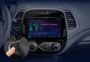 Navigatie Auto Dedicata Renault Captur 2016-2019, Android, 6GB 128GB, Waze, Google Maps, Youtube, Bluetooth