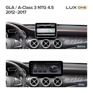 NAVIGATIE AUTO TEYES LUX ONE MERCEDES-BENZ A CLASS W176 2012-2017 NTG 4.5 6+128GB 12.3” IPS OCTA-CORE 2.0 GHZ ANDROID 4G DSP BLUETOOTH 5.1