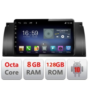 Navigatie BMW Seria 5 E39X5 E53 si seria 7 E38 dupa F-082 Octa Core cu Android Radio Bluetooth Internet GPS WIFI DSP 8 KIT-082+EDT-E609