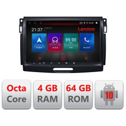 NAVIGATIE CARPAD ANDROID 10 DEDICATA FORD RANGER 2016- ECRAN CAPACITIV OCTACORE 4GB RAM 64 GB ROM DVR CARKIT BLUETOOTH MIRROR LINK MODEL LENOVO KIT-574+EDT-E509-PRO