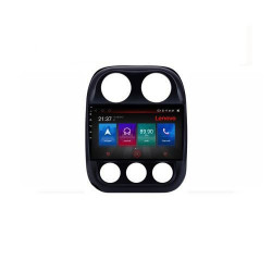 NAVIGATIE CARPAD ANDROID 10 DEDICATA JEEP COMPASS 2010-2016 ECRAN CAPACITIV OCTACORE 4GB RAM 64 GB ROM DVR CARKIT BLUETOOTH MIRROR LINK MODEL LENOVO KIT-2500+EDT-E510-PRO