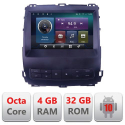 NAVIGATIE CARPAD ANDROID 10 DEDICATA TOYOTA PRADO J120 2002-2009 ECRAN 9" CAPACITIV INTERNET 3G WIFI PROCESOR CORTEX A9 OCTA CORE 2G RAM 32GB 1,6 GHZ DVR CARKIT BLUETOOTH MIRROR LINK MODEL KIT-j120+EDT-E409