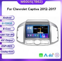 NAVIGATIE CARPAD ANDROID 11 DEDICATA CHEVROLET CAPTIVA FACELIFT 2011-2018 ECRAN IPS 9" CAPACITIV INTERNET WIFI SIM 4G PROCESOR OCTA CORE 6GB RAM 128GB SSD SUNET DSP DVR CARKIT BLUETOOTH CARPLAY ANDROID AUTO COOLER RACIRE INCLUS MODEL KIT-109+EDT-M600