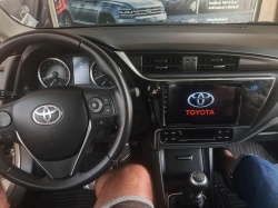 NAVIGATIE CARPAD ANDROID DEDICATA TOYOTA COROLLA 11 AURIS E180 2016-2019 ECRAN IPS 9" CAPACITIV INTERNET WIFI PROCESOR QUAD CORE 1GB RAM 16GB MEMORIE INTERNA SUNET DSP DVR CARKIT BLUETOOTH MIRRORLINK GPS WAZE MODEL KIT-AURIS+EDT-M100