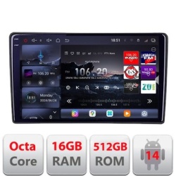 Navigatie Citroen Berlingo 2008-2018 Edotec Kit-berlingo 8 core QLED 2K 12+256GB 360 Android Waze USB Navigatie Internet Youtube Radio kit-berlingo+EDT-E809-2K