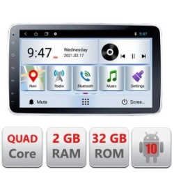 Navigatie cu android universala F002 ecran de 10" 1din si 2din ecran ajustabil EDT-F002