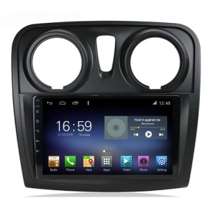 Navigatie Dacia Sandero Logan 2012-2020 F-sandero Octa Core cu Android Radio Bluetooth Internet GPS WIFI DSP 8+128GB 4 KIT-sandero+EDT-E609 - Img 2