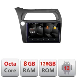 Navigatie Dedicata Honda Civic VII Hatchback 2006-2012 Nakamichi NAM5960Pro-A9Z-hatchback Android Octa Core Qualcomm 2K Qled 8+128 DTS DSP 360 4G Optical