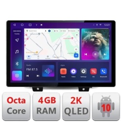 Navigatie dedicata Jeep Wrangler 2018- N-WRANGLER Edonav ecran 13" 2K 4+32 Android Waze USB Navigatie 4G 360 Toslink Youtube Radio KIT-WRANGLER+EDT-E413-2K