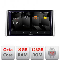 Navigatie dedicata Nakamichi Toyota RAV4 2018 Android Octa Core Qualcomm 2K Qled 8+128 DTS DSP 360 4G Optical