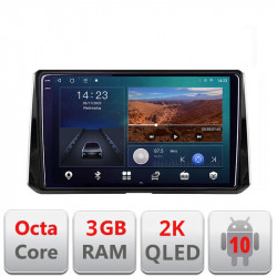 Navigatie dedicata Toyota Corolla 2019- B-388-levin Android Ecran 2K QLED octa core 3+32 carplay android auto kit-388-levin+EDT-E310V3-2K