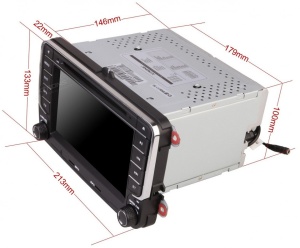 NAVIGATIE DEDICATA VOLKSWAGEN SKODA SEAT Xtrons PF73MTV DVD GPS TV CARKIT PRELUARE AGENDA TELEFONICA - Img 4