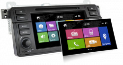 NAVIGATIE DYNAVIN N6-E46 DEDICATA BMW SERIA 3 E46 CARKIT PARROT DUAL RADIO TUNER AFISAJ OBC PDC CAMERA VIDEO CADOU MODEL PREMIUM