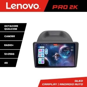 Navigatie Ford Fiesta 2012-2018 Lenovo Kit-256 8 core QLED 2K 12+256 360 Android Waze USB Navigatie Internet Youtube Radio KIT-256+PRO-2K-9-12+256