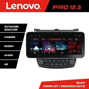 Navigatie Honda Accord 2004-2008 K-accord Lenovo PRO 4+64 12.3 inch qled android 4G DSP gps internet Q KIT-ACCORD+PRO-12.3-4+64+KIT-10-9
