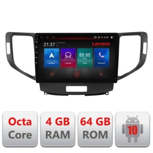 Navigatie Honda Accord 2008-2012 F-8951 Octa Core cu Android Radio Bluetooth Internet GPS WIFI DSP 8+128GB 4G KIT-8951+EDT-E609 - Img 2