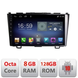 Navigatie Honda CR-V 2006-2012 F-009 Octa Core cu Android Radio Bluetooth Internet GPS WIFI DSP 8+128GB 4G KIT-009+EDT-E609