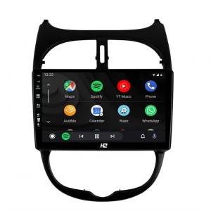 Navigatie HUB64 Peugeot 206 (1998-2012), 8GB RAM, Android 13, Octacore, Slot Sim 4G, DSP, GPS, Wi-FI, Carplay, Android Auto, USB, Bluetooth, Waze, Touchscreen, 9 Inch - Img 6
