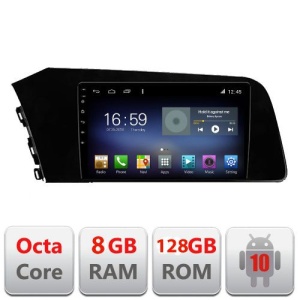 Navigatie Hyundai Elantra 2021- F-elantra2021 Octa Core cu Android Radio Bluetooth Internet GPS WIFI DSP 8+128GB 4G KIT-elantra2021+EDT-E609