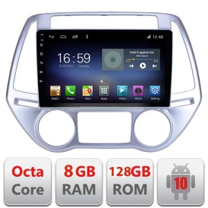 Navigatie Hyundai I20 2011-2014 manual si automat Android radio gps internet Octa Core 8+128 LTE Kit-i20-2012+EDT-E609 KIT-i20-2012+EDT-E609
