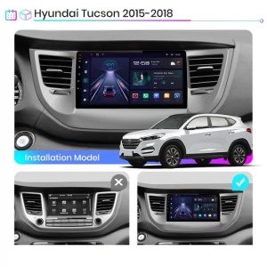 Navigatie Hyundai IX35 (2015-2018), Hyundai Tucson 3 (2015-2018), Android 12, 2GB RAM 32GB, google maps, youtube, waze, wifi, bluetooth