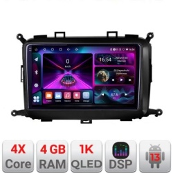 Navigatie Kia Carens 2013-2018 A-2023 4+64 InCell Display 1K Android Waze USB Navigatie Internet Youtube Radio KIT-2023+EDT-E209-RK