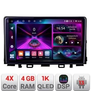 Navigatie Kia Stonic 2016-2020 Android radio gps internet 4+64 InCell Display 1K Kit-Stonic+EDT-E209-RK