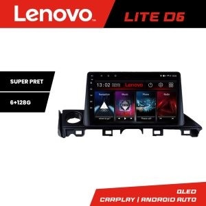 Navigatie Mazda 6 2018- Lenovo Kit-MAZDA6-18 8 core 6+128 GB Android Waze USB Navigatie Internet Youtube Radio KIT-mazda6-18+LITE-9-6+128
