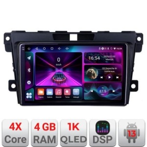 Navigatie Mazda CX-7 2009 A-097 4+64 InCell Display 1K Android Waze USB Navigatie Internet Youtube Radio KIT-097+EDT-E209-RK