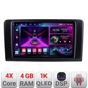 Navigatie Mercedes ML GL A-213 4+64 InCell Display 1K Android Waze USB Navigatie Internet Youtube Radio KIT-213+EDT-E209-RK