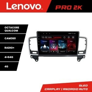 Navigatie Mercedes ML W166 NTG4.5 Lenovo Kit-W166 8 core QLED 2K 4+64 360 Android Waze USB Navigatie Internet Youtube Radio KIT-w166+PRO-2K-9-4+64