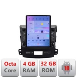 Navigatie Mitsubishi Outlander 2010 G-056 ecran tip TESLA 9.7" cu Android Radio Bluetooth Internet GPS WIFI 4+32GB DSP KIT-056+EDT-E709