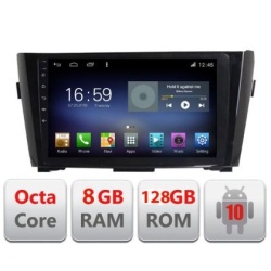 Navigatie NISSAN QASHQAI, X-TRIAL 2013-2018, F-353 Octa Core cu Android Radio Bluetooth Internet GPS WIFI DSP 8+128GB 4G KIT-353+EDT-E610