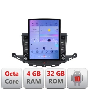 Navigatie Opel Astra K G-ASTRAK ecran tip TESLA 9.7" cu Android Radio Bluetooth Internet GPS WIFI 4+32GB DSP 4G Octa C KIT-ASTRAK+EDT-E709