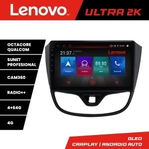 Navigatie Opel Karl 2017- Lenovo Kit-karl 8 core QLED Qualcomm 4+64 360 Android Waze USB Navigatie Internet Youtube Radio kit-karl+ULTRA-10-4+64