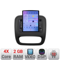 Navigatie Renault Trafic 2014-2017 K-rt09 ecran tip TESLA 9.7" cu Android Radio Bluetooth Internet GPS WIFI 2+32 DSP Q v1 kit-rt09+EDT-E708_v1