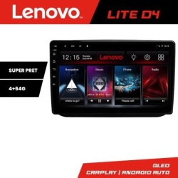 Navigatie Skoda Fabia 2 2009-2014 Android radio gps internet 4+64GB 4-core Lenovo KIT-fabia2+LITE-D4-10-4+64