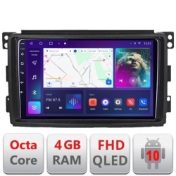 Navigatie Smart 2005-2010 B-SMART05 Android Ecran QLED octa core 4+64 carplay android auto KIT-smart05+EDT-E309V3 KIT-smart05+EDT-E309V3