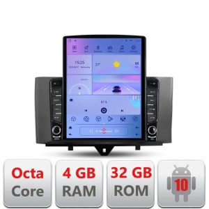 Navigatie Smart For Two 2010-2015 G-Smart10 ecran tip TESLA 9.7" cu Android Radio Bluetooth Internet GPS WIFI 4+32GB D