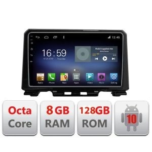 Navigatie SUZUKI JIMNY 2018- F-Jimny Octa Core cu Android Radio Bluetooth Internet GPS WIFI DSP 8+128GB 4G KIT-JIMNY+EDT-E609