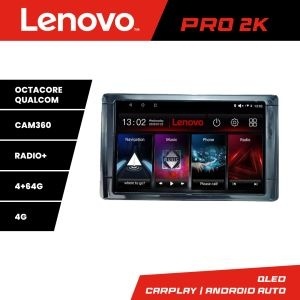 Navigatie Toyota 2DIN Lenovo Kit-TY2DIN 8 core QLED 2K 4+64 360 Android Waze USB Navigatie Internet Youtube Radio KIT-TY2DIN+PRO-2K-9-4+64