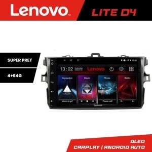 Navigatie Toyota Corolla Lenovo Kit-063 4+64 GB Android Waze USB Navigatie Internet Youtube Radio KIT-063+LITE-D4-9-4+64