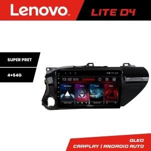 Navigatie Toyota Hilux 2016- Lenovo Kit-TY59 4+64 GB Android Waze USB Navigatie Internet Youtube Radio KIT-TY59+LITE-D4-10-4+64